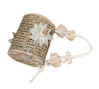 COHEALI Supple Parrot Hammock Hanging Bird Nest Swing Bed Comfortable Sturdy Straw Wood for Playing and Sleeping Suitable for Birds Canaries for Friends Who Love to Feed The Parrot