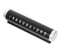 COHEALI Temporary Car Parking with Flip Phone Display, Aluminium Alloy Material, Black Colour, for Drivers in Residential and Busy Urban Areas to Stay Organised and Enable Easy Contact