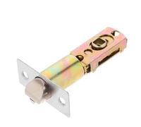 COHEALI Three Barrel Ball Lock Zinc Alloy Privacy Door Knobs Lock with Deadbolt Latch for Bathroom Toilet Interior Doors Compatible 60/70mm Center Distance