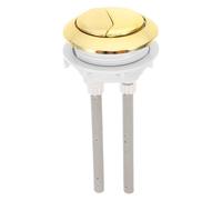 COHEALI Toilet Dual Sturdy Long Design with Extra Flush Abs Rod Universal Button Replacement for Material Golden Finish and Random Color Suitable for Hotel Family Use