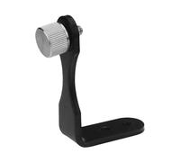 COHEALI Tripod L Adapter Telescope Bracket Binoculars Metal Mount with Twin 1/4 Inch Thread Connections and Image-shake Reduction for Indoor Outdoor Use Black