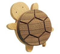 COHEALI Turtle Shape Hook Clothes Hook Wooden Multi-Functional Lovely Wall Clothes Hanger with Workmanship for ’s Room