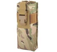 COHEALI Universal Radio Pouch and Mobile Phone Bag for Outdoor Camping, Heavy Duty Nylon Two-Way Radio Holder with Waist Belt, Camouflage Pattern 20x9x5.5cm