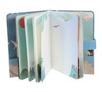 COHEALI Vintage Style Daily Planner Notepad with Magnetic Closure, Lined Paper for Schedule Recording, for Students and Professionals, Retro Antique Painting Design for Daily Organisation