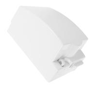 COHEALI Waterproof 86 Type Switch Cover with Lock White Raised Plastic Socket Protector Box Weatherproof Electrical Outlet Splash Guard for Kitchen, Bathroom, and Outdoor Use