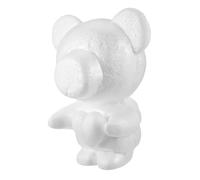 COHEALI White 35cm Bear Shape Foam Mold DIY Craft for Wedding Party Decoration, Polystyrene Bear Model Suitable for Birthday and Event Props