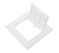 COHEALI White PVC Plumbing Access Panel Cover for Laundry Rooms and Indoor Settings, Provides Essential Access and Safeguards Pipe Function with Elegant Appearance Enhancement and Refined
