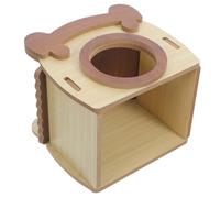 COHEALI Wooden Hamster House Maze with Climbing Functions and Detachable Structure, Small Pet Hideout for Gerbils and Hamsters, for Daily Activity and Exploration in Activity Playground