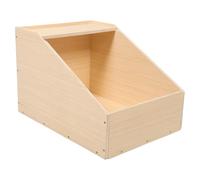 COHEALI Wooden Nesting Box for Rabbits and Guinea Pigs with Side Observation Window and Openable Top, Beige Wood Breeding Crate Suitable for Indoor Summer Use
