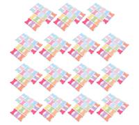 COHEALI Writable Colorful Index Tabs Sticky Bookmarks Thickened Removable Page Markers for Notebooks Binders File Organizing 30 Sheets