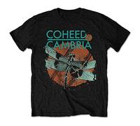 Coheed and Cambria Dragonfly 2 Official Tee T-Shirt Mens Unisex (Large) Black