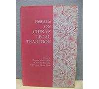 Cohen: Essays On China′s Legal Tradition (Princeton Legacy Library)
