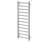 Cohen Straight Electric Heated Towel Rail | Chrome | Mild Steel | 1200mm x 500mm
