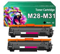 Coheritrix M28-M31 Toner Cartridges Set Compatible forHP LaserJet Pro M15w/15a/MFP M28w/M28a/M31w Printer High Yield, High-Definition Printing ,Black-2pcs