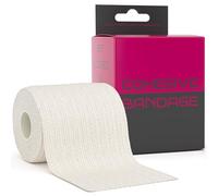 Cohesive Bandage 7.5cm x 4.5m - Self Adhesive Bandage Tape for Injury Recovery, Compression & Ankle Support - Elastic, Sweat-Resistant, Breathable - for Joints, Wrists, Knees & More (White, 1 Roll)