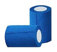 Cohesive Bandage Blue 7.5cm x 4.5M Pack of 12 Self Adhesive First Aid Sports Flexible Bandage