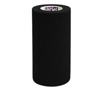 Cohesive Bandage for Horses, Dogs & Pets | Self-Adherent Veterinary Wrap 10cm x 4.5m | Black WrapTec | Elastic Support & Wound Dressing Fixation | Single Roll by VetSet