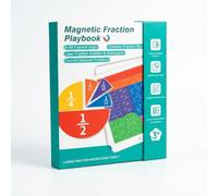 Cohesive Fraction Learning Resource with Activity Cards, Hands-on Maths Kit, Interactive Fraction Segments for Concept Visualisation, Portable Educational Tool for Home Study Environments