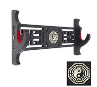Cohki Wall Mount Sword Holder Padded Red Velvet Katana Stand Samurai Sword Holder Display Rack Chinese Tai Chi Bagua Style-1-Tier