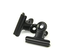 Coideal Small Bull Clips Black, 30 Pcs Mini Binder Paper Clips Tiny Metal Clamps for Bags Tags, Picture Photo, Office (22mm)