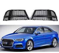 COIEN Car Front Grill for AUDI A3 2017 2018 2019, Automotive Front Bumper Grille Waterproof Decoration Accessories Modified Easy Installation