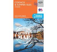Coigach & Summer Isles Map | Weatherproof | Inverpolly | Ordnance Survey | OS Explorer Active Map 439 | Scotland | Walks | Hiking | Maps | Adventure