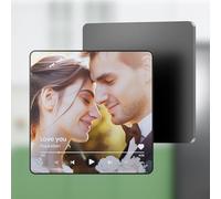 Coiisovd Custom Music Fridge Magnet for Him Her Couples- Personalized Music Photo Gifts for Wedding Anniversary Birthday, Unique Spotify Song Plaque Gifts for Boyfriend Girlfriend