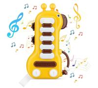 Coikes Baby Keyboard Piano Toys, Musical Deer Baby Piano Toys with 4 Modes Baby Musical Toys with Lights and Music 18 Months+ Interactive Early Learning Toys Educational Toys Christmas Birthday Gifts
