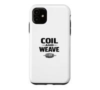 Coil and Weave Wire Wrapping Jewelry Maker Shirt Case for iPhone 11