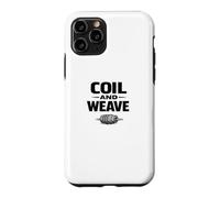 Coil and Weave Wire Wrapping Jewelry Maker Shirt Case for iPhone 11 Pro