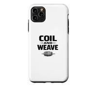 Coil and Weave Wire Wrapping Jewelry Maker Shirt Case for iPhone 11 Pro Max