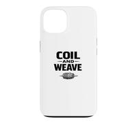Coil and Weave Wire Wrapping Jewelry Maker Shirt Case for iPhone 13