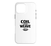 Coil and Weave Wire Wrapping Jewelry Maker Shirt Case for iPhone 16 Pro Max