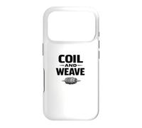 Coil and Weave Wire Wrapping Jewelry Maker Shirt Case for iPhone 17 Pro