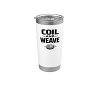 Coil and Weave Wire Wrapping Jewelry Maker Shirt Stainless Steel Insulated Tumbler