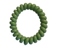 Coil Chew Bracelet, Stretchy Spiral Chewelry Sensory Discreet Chewlery for Adults or Kids & Teens, Autism Chew ADHD, Stim Chew Bite or Fidget Chewy Aids Help Concentration Biting (Bright Green)