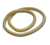 Coil Chew Necklace,Spiral Chewelry Sensory Discreet Chewlery for Adults or Kids, Autism Chew ADHD, Stim Chew Bite or Fidget Chewy Aids Help Concentration Biting (Yellow)