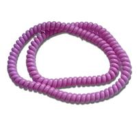 Coil Chew Necklace,Spiral Chewelry Sensory Discreet Chewlery for Adults Teens or Kids, Autism Chew ADHD, Stim Chew Bite or Fidget Chewy Aids Help Concentration Biting (Purple)