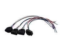 Coil Connector Harness Compatible With A4 1997-2002 For A6 2000-2004 Ignition Coil Wiring Connector Harness Plug Pigtail Wires Waterproof Electrical 1J0973724(4 pieces)