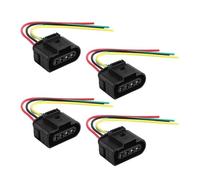 Coil Connector Harness Compatible With A6 2003-2016 For A8 2004-2012 Ignition Coil Connector Repair Harness Wiring Plug Waterproof Electrical Assembly 1J0973724