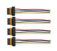 Coil Connector Harness Compatible With Dacia For Logan 2004-2012 For Solenza 2003-2005 Ignition Coil Connectors Repair Harness Wiring Plug Waterproof Electrical(4 PCS)