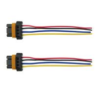 Coil Connector Harness Compatible With Dacia For Logan 2004-2012 For Solenza 2003-2005 Ignition Coil Connectors Repair Harness Wiring Plug Waterproof Electrical(2 PCS)