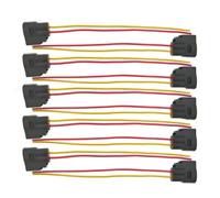 Coil Connector Harness Compatible With Dacia For Logan 2006-2012 Ignition Coil Connector Harness Socket Pigtail Plug Waterproof Electrical Assembly Replacement(10 PCS)
