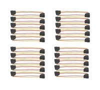 Coil Connector Harness Compatible With Dacia For Logan 2006-2012 Ignition Coil Connector Harness Socket Pigtail Plug Waterproof Electrical Assembly Replacement(40 PCS)