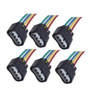 Coil Connector Harness Compatible With Pontiac Ignition Coil Wire Harness Connector Plug Waterproof Kit Assembly Replacement 90980-11885(6 Pieces)