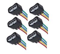Coil Connector Harness Compatible With Toyota For Camry 2002-2005 Ignition Coil Connector Harness Plug Waterproof Female Pigtail Repair Set Assembly(6 Pieces)
