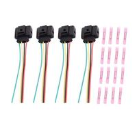 Coil Connector Harness Compatible With VW For Tiguan 2009-2016 For CC 2009-2016 4 Pack Ignition Coil Connector Plug Harness Waterproof Electrical Assembly