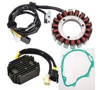 Coil Ignition Stator Coil Voltage Regulator Rectifier Gasket Cover For LS400 LS650 For Savage/For Boulevard S40