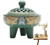 Coil Incense Burner - Backflow Creative Coil Holder - Portable Censer for Home Living Room Indoor Bedroom Camping Yoga Studio Outdoor Relaxation