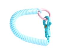 Coil Key Chains for Wrist | Colorful Flexible Spiral Wrist Coil, Bracelet, Key Chains for Sauna Gym Pool Id Badge and Outdoor Sports